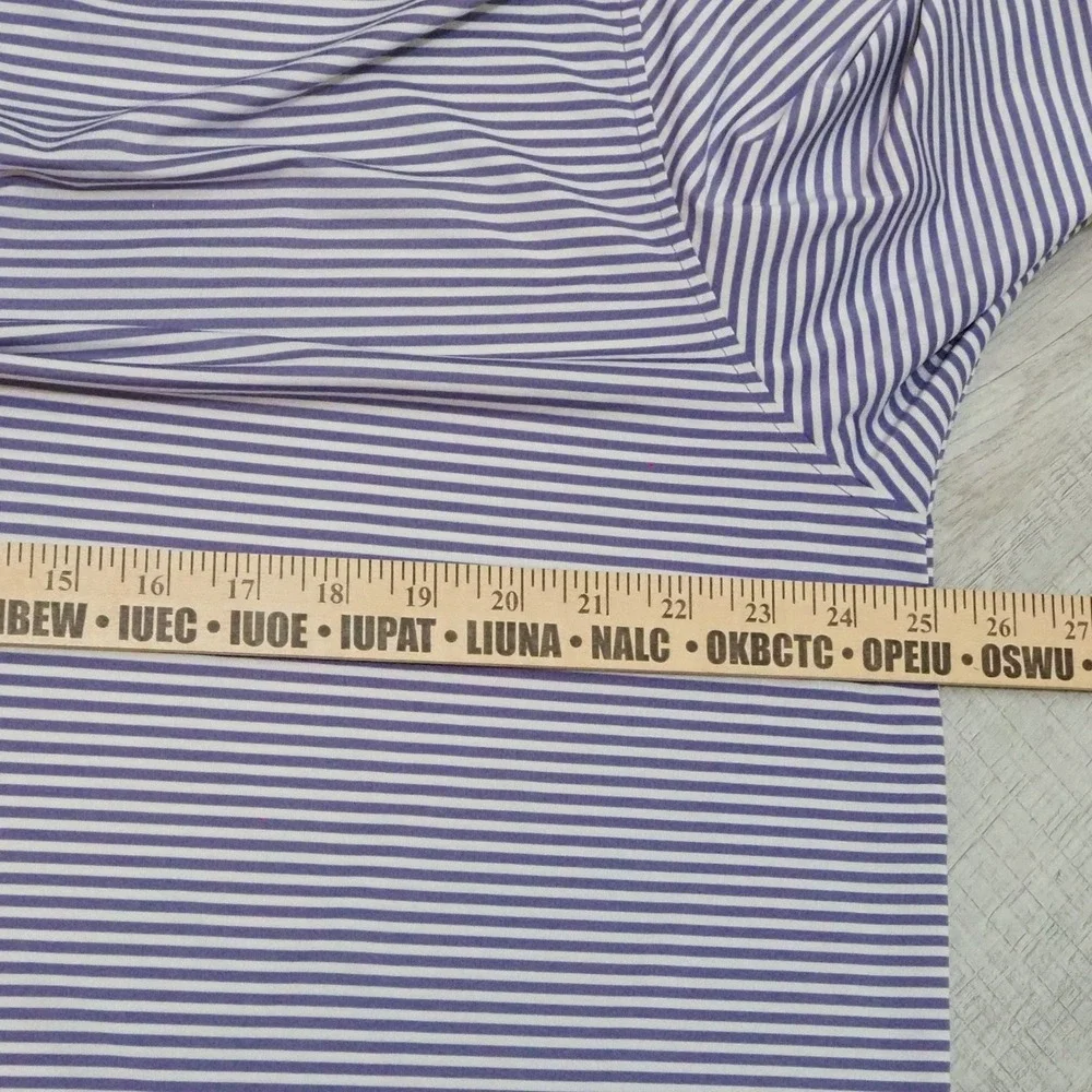 FootJoy Mens‎ XL Golf Polo Shirt Short Sleeve Performance Purple Striped ProDry